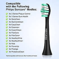 Вітрина!! MRYUESG Змінні головки, сумісні з Philips Sonicare, паковання з 10 штук,, фото 6