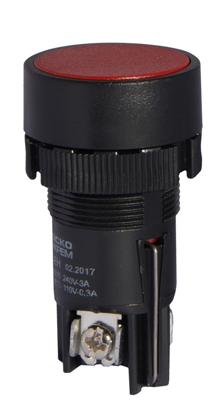 XB2-EH142 Кнопка "Стоп" червона з фіксацією  (NC)