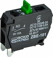 ZBE-101 N/О Контакт до постів  керування XAL-D