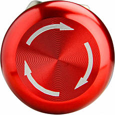 TY 19C-S11/1   Кнопка металева Повернення поворотом 1NO+1NC., фото 3