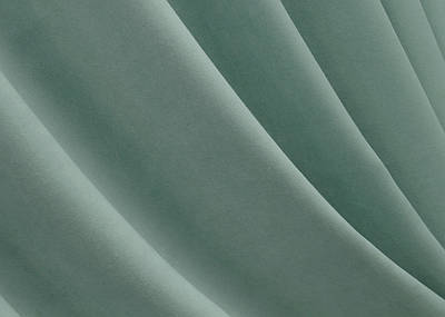 Шторна тканина мікровелюр Petek. Колір м'ятний. Код 1508ш