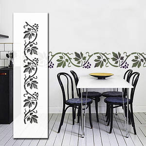 Трафарет для декоративної штукатурки з безшовним малюнком. (250х1020)