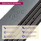 Рейка декоративна PS 2900х160х11мм Сіре дерево з чорним SW-00002149-, фото 4