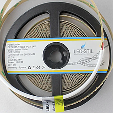 LED стрічка LED-STIL 3000K, 18 W, 2835, 192 шт, IP33, 24V, 2600LM, фото 3