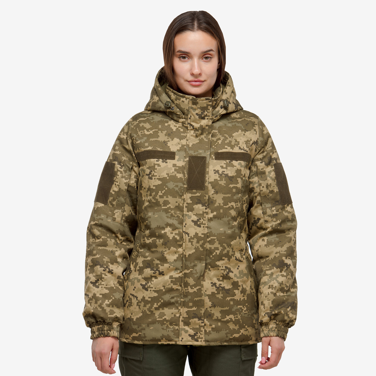 Куртка зимова жіноча піксель 40 - фото 1 - id-p1971767149