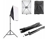 Софтбокс AG401 60х40см Набір для безтіньової фотографії Комплект освітлення B_2432, фото 2