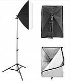 Софтбокс AG401 60х40см Набір для безтіньової фотографії Комплект освітлення B_2432, фото 3