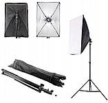 Софтбокс AG401 60х40см Набір для безтіньової фотографії Комплект освітлення B_2432, фото 4