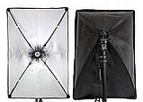 Софтбокс AG401 60х40см Набір для безтіньової фотографії Комплект освітлення B_2432, фото 7