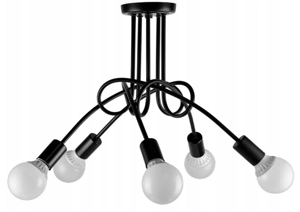 Світильник підвісний Aptel ZD74A люстра на 5 лампочок у стилі лофт B_2435, фото 1