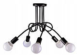 Світильник підвісний Aptel ZD74A люстра на 5 лампочок у стилі лофт B_2435, фото 2
