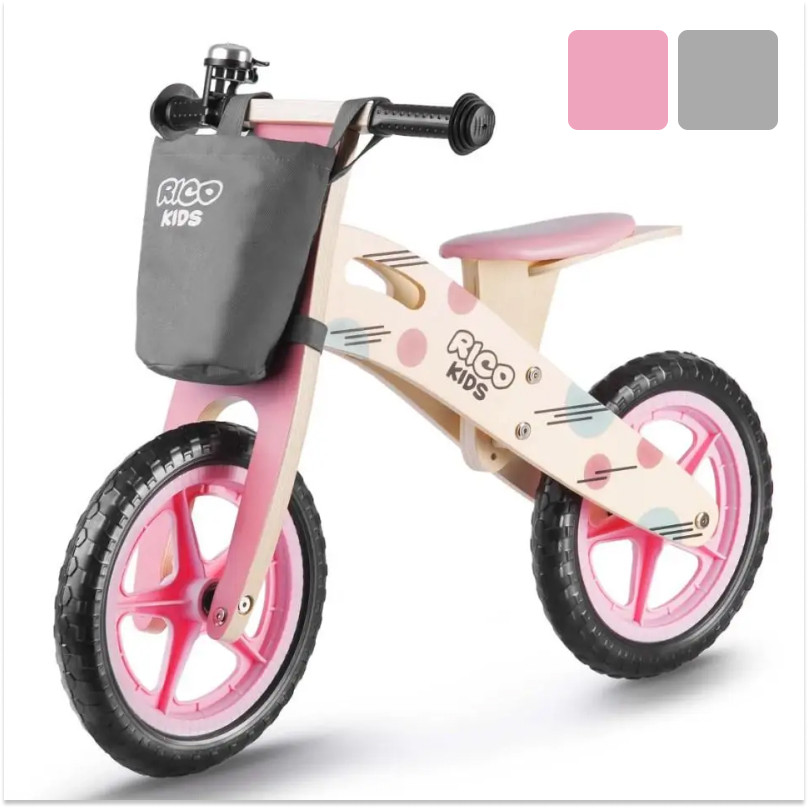 Біговел дитячий дерев'яний Ricokids RC-611 для дітей B_2438, фото 1