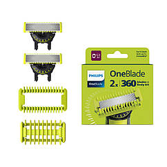 Змінні леза для тіла та обличча QP624/50