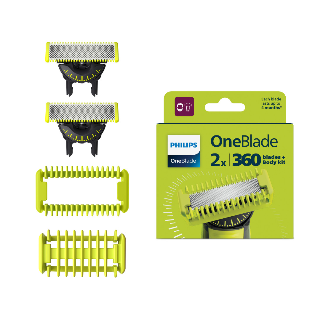 Змінні леза для тіла та обличча QP624/50, фото 1