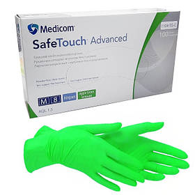 Рукавички Apple Green Medicom M, салатові, 100 шт