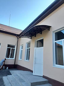 Дашок 3.05 x 1.5 м Style, металевий з монолітним полікарбонатом