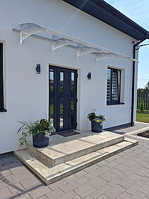 Дашок 3.05 x 1.5 м Style, металевий з монолітним полікарбонатом