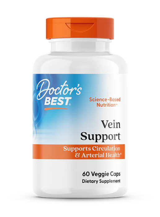 Doctor's Best, Vein Support, підтримка для вен з DiosVein і MenaQ7, 60 вегетаріанських капсул