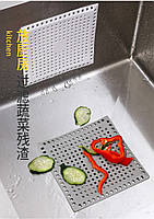 Білий уловлювач волосся для душу ванни та раковини. Фільтром-ситечко для запобігання засміченням, фото 9