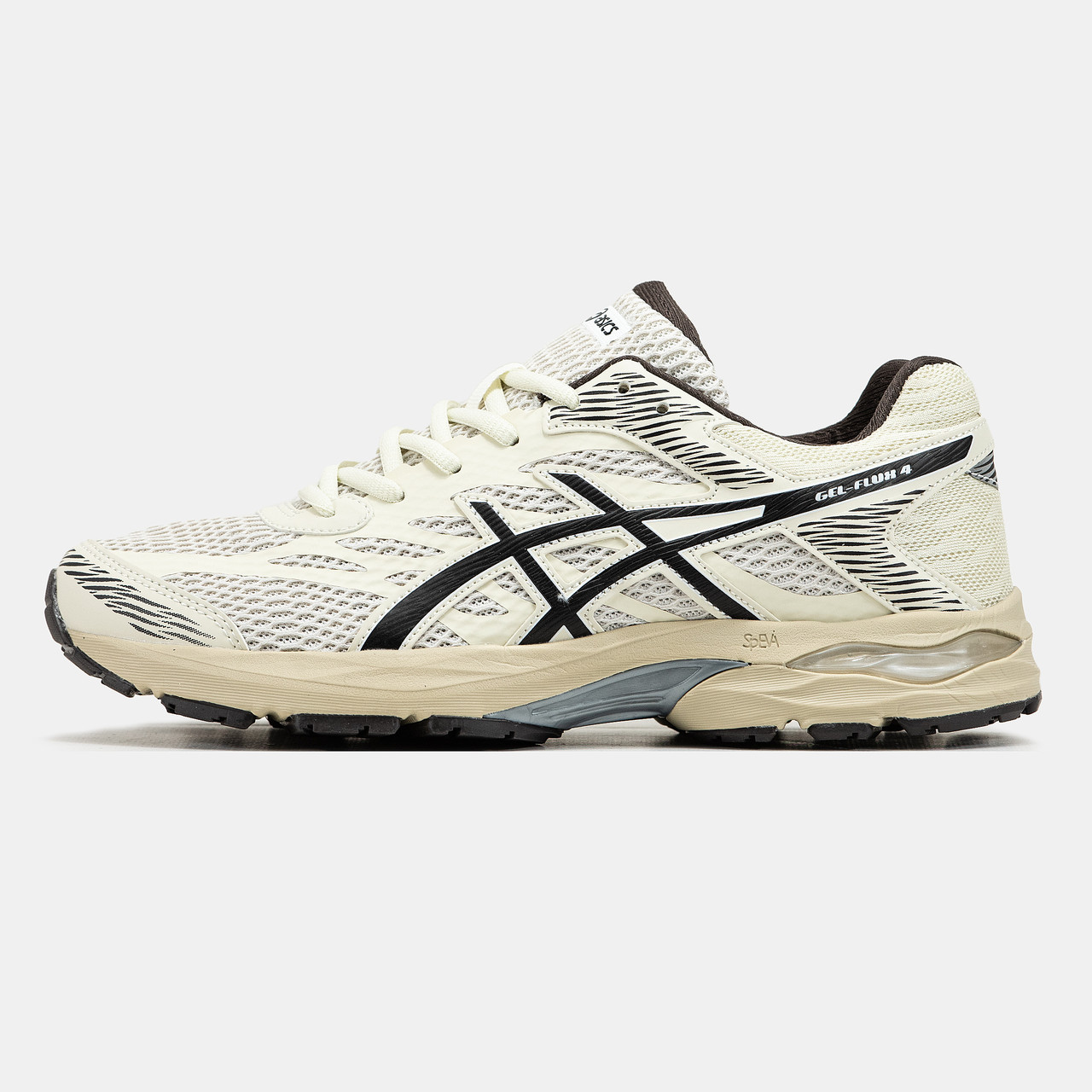 Чоловічі Кросівки Asics Gel-Flux 4 Beige Black / Асікс Гел-Флюкс 4 Бежеві з Чорним