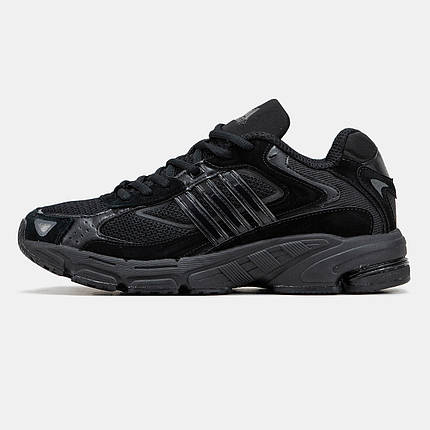 Чоловічі Кросівки Adidas Response CL All Black / Адідас Респонс КЛ Олл Чорні, фото 1