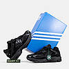 Чоловічі Кросівки Adidas Response CL All Black / Адідас Респонс КЛ Олл Чорні, фото 7