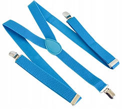 Підтяжки чоловічі для штанів Martom блакитні