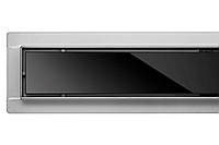 Лінійний трап 60 см BLACK GLASS WET&DRY Fala 75386 (сухий затвор)