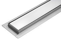 Лінійний трап WHITE GLASS 80 см WET&DRY Fala 75383 (сухий затвор)