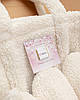 Подарунковий набір Тедді капці, шопер та косметичка Білий, фото 9