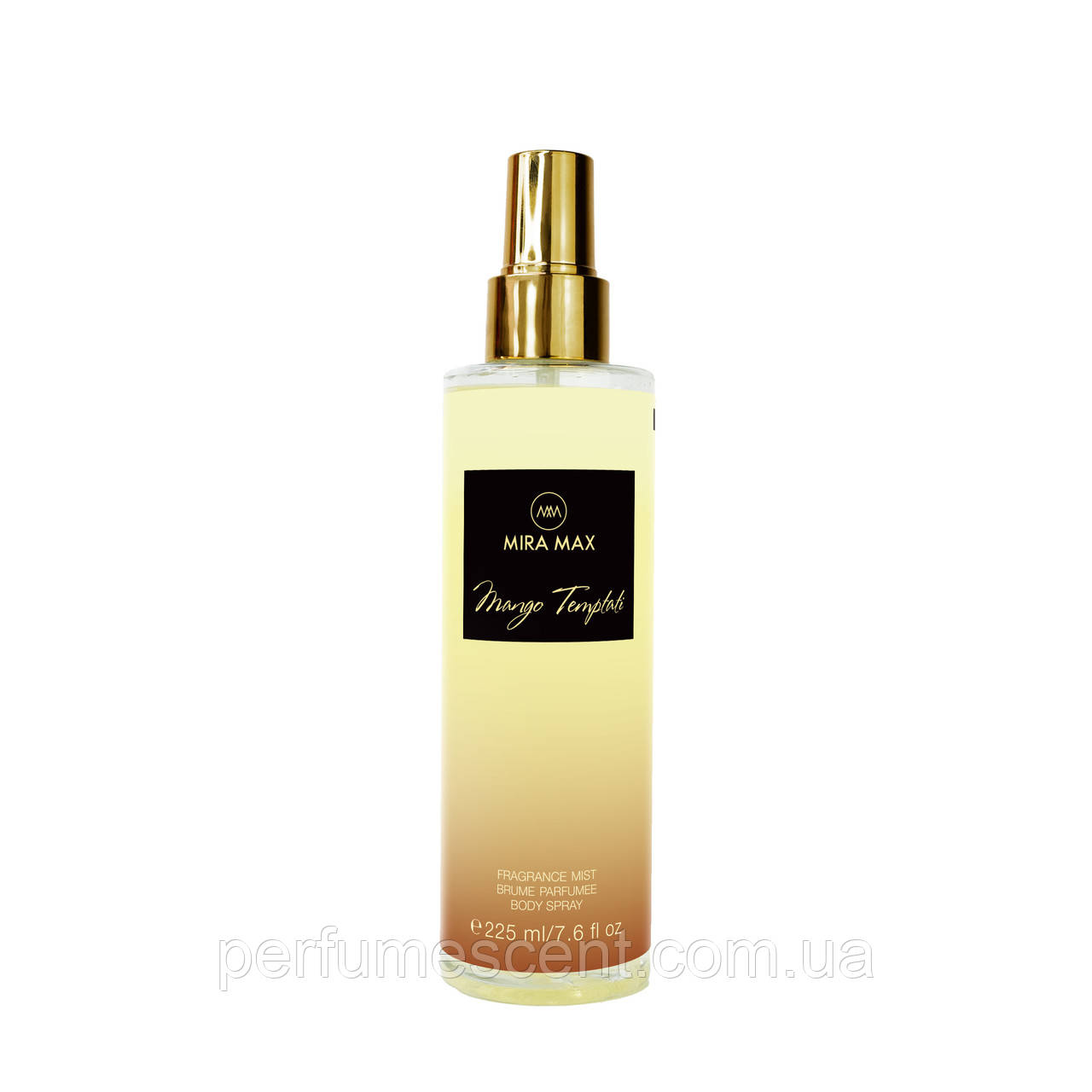 Аромаспрей для тіла "MANGO TEMPTATI" Mira Max 225 мл ( аромат схожий Victoria’s Secret MANGO TEMPTATION)