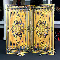 Нарди дерев'яні ручної роботи Діва 48х23см подарункові, фото 2