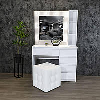 Туалетний столик з підсвічуванням + Лампочки у подарунок