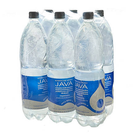Лужна вода мінеральна pH 9,2 Java PET, пачка 12 х 1,5л, фото 1