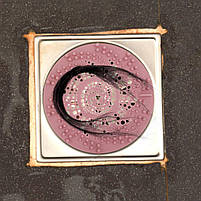 Фільтр для зливу душової кабіни та ванни. Білий фільтр-ситечко уловлювач волосся для захисту від засмічення., фото 9