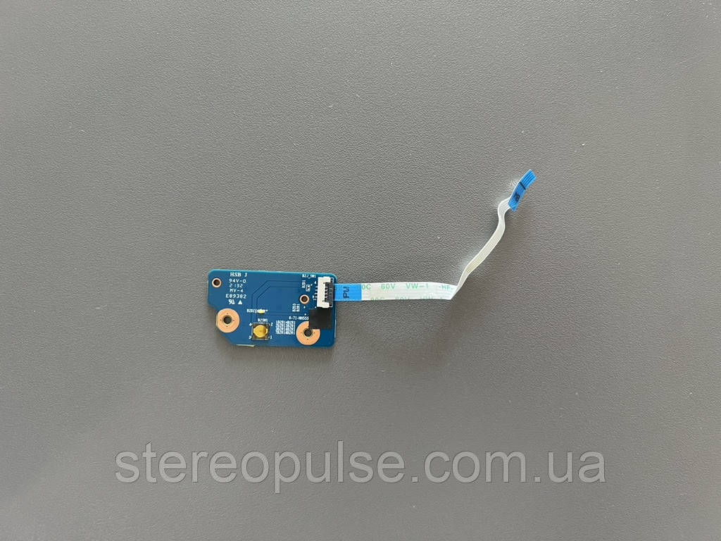 Плата кнопки вмикання 6-71-NH55S-D41 для ноутбука Gigabyte G5 GD Original, фото 1