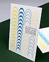 Слайдер для нігтів френч червоний, фіолетовий, фото 6