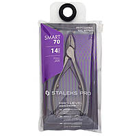 Професійні кусачки Staleks Pro Smart NE-70-14 (14 мм) ручного заточування, для середніх та твердих нігтів