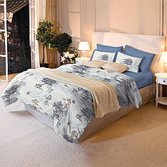 Простирадло "МАГІЯ ЛЕСА" 240X260 СМ, сатин 400 ТС