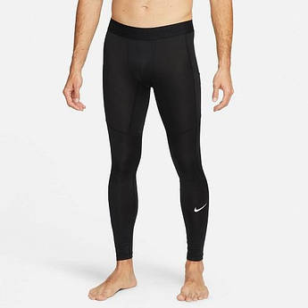Легінси Nike Pro M NP DF TIGHT FB7952-010, Чорний, Розмір (EU) — M L
