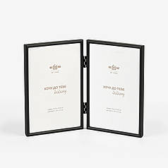 РАМКА ДЛЯ ФОТО ДВІЙНА "ХРОНИКА"