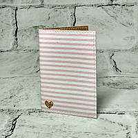 Обкладинка для ID паспорта Смужка обкладинка на пластиковий паспорт права 6,5х9,3 см (501-40)