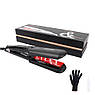 Паровий інфрачервоний випрямляч для волосся Ultrasonic Professional Steam Infrared Styler GM-HS010-BLK, фото 3