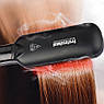 Паровий інфрачервоний випрямляч для волосся Ultrasonic Professional Steam Infrared Styler GM-HS010-BLK, фото 8