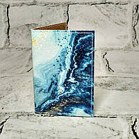 Обкладинка для ID паспорта Мармур обкладинка на пластиковий паспорт права 6,5х9,3 см (501-51)