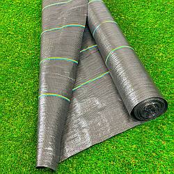 Агротканина чорна 100 г/м² 1.10 х 25м Garden flora  захист від бур'янів агротекстиль, геотканина