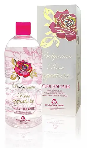Трояндова вода натуральна (максимальна концентрація) Signature від Bulgarian Rose 500 мл, фото 1