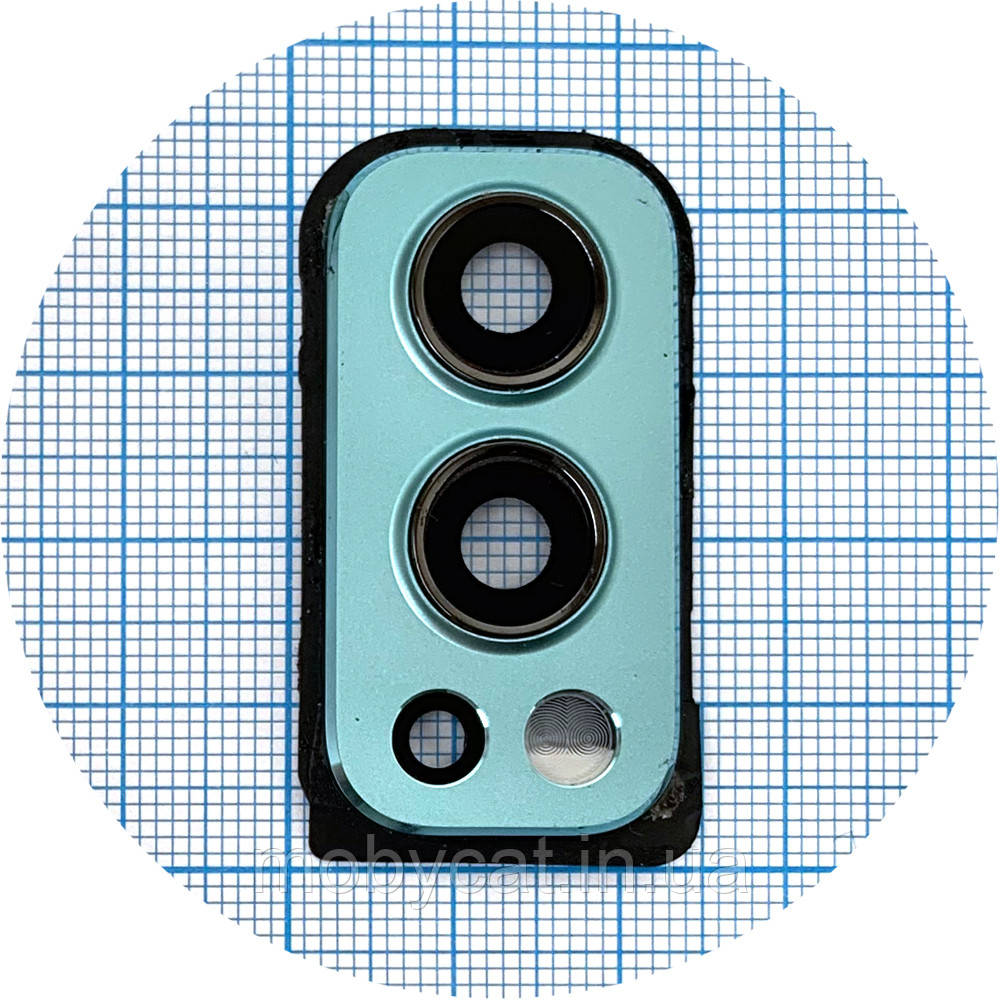 Скло камери OnePlus Nord 2 5G (у блакитній рамці), фото 1