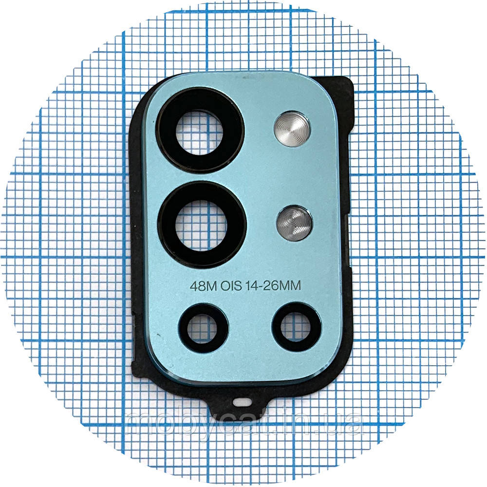 Скло камери OnePlus 9R (у блакитній рамці), фото 1