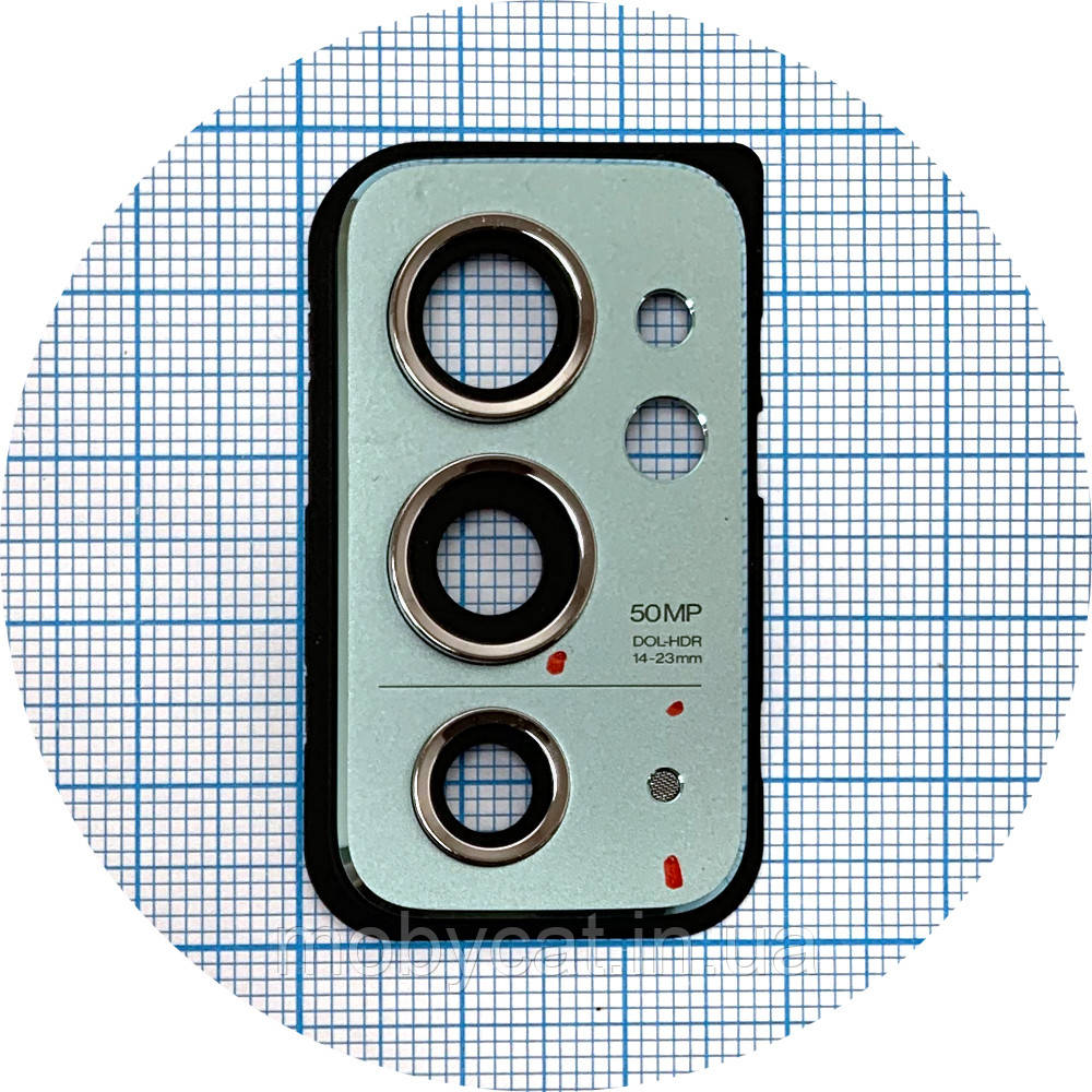 Скло камери OnePlus 9RT (з зеленою рамкою), фото 1